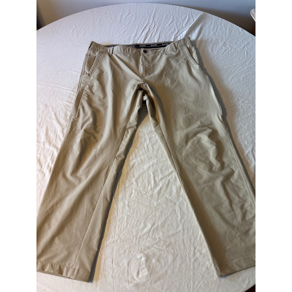 Hi-Tec Outdoor Hiking‎ Pants Mens 40x30 Tan Good Lightweight Performance Utility